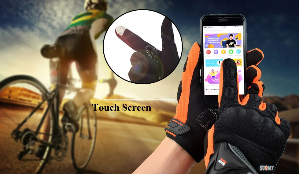 

Cycling Gloves Breathable and Comfortable Wearing Cycling Gloves Anti-slip Texture for Cycling Hiking Mountain Climbing Travel