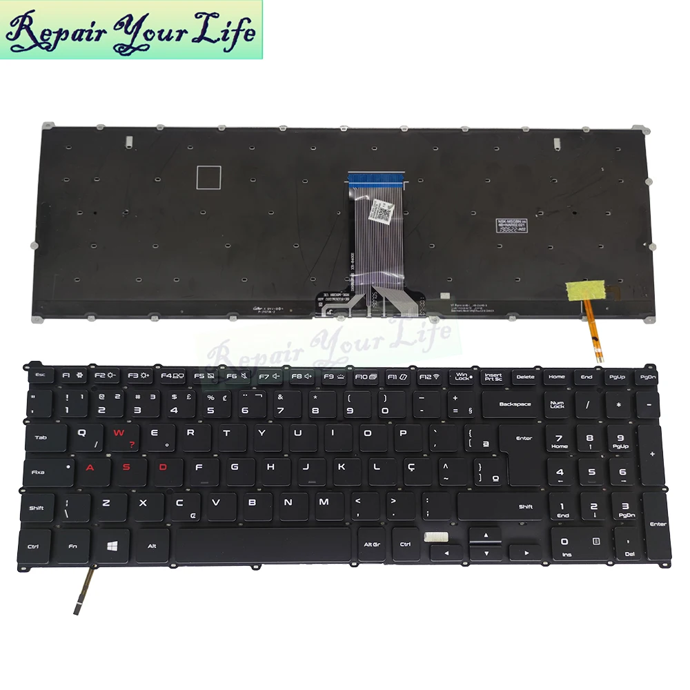 BR Brazilian Laptop Brazil Backlit Keyboard For Samsung 850XBB 850XBC 850XBD NP850XBB NP850XBC NP850XBD NSK-MSGBN BA59-04397A