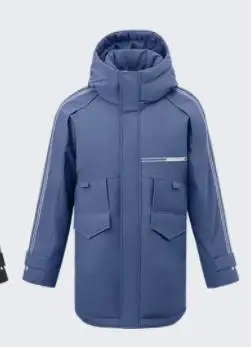 blue XXL 3 цвета, xiaomi youpin, 90 точек, трехмерная вышивка, пуховик с капюшоном, мужское зимнее теплое длинное пальто, пуховик, умный - Цвет: blue XXL