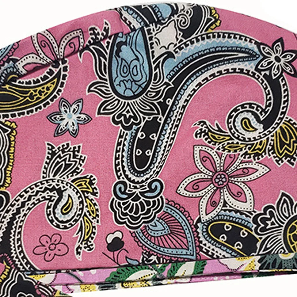 

Gorro Enfermera Nurse Unisex Scrubs Hat Fashion Cashew Flowers Owl Printing Work Hat Casual Nurse Cap Calot Chirurgien Femme 5*