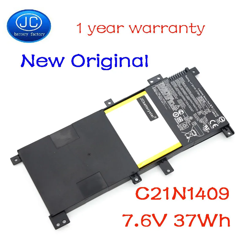 

JC Новый оригинальный C21N1409 5000 мАч аккумулятор для ноутбука ASUS F450LD4210 F455L F455LD X455LB X455LF C21N1409 PP21AT149Q-1 7,6 V 37WH