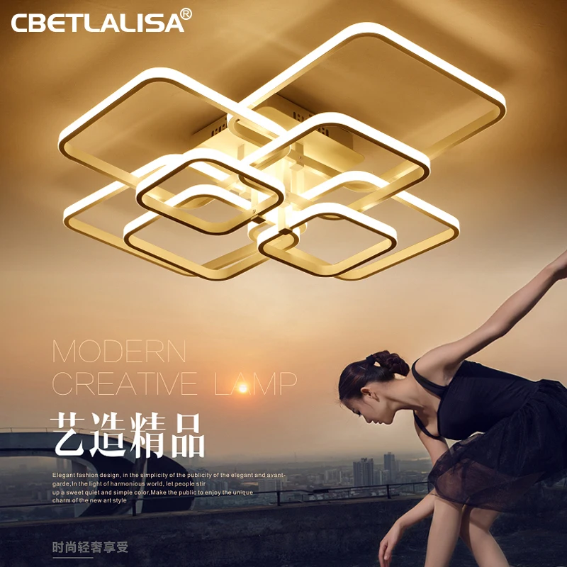 Светодиодный лочная светодиодная люстра алюминиевая лампа кофейного цвета для