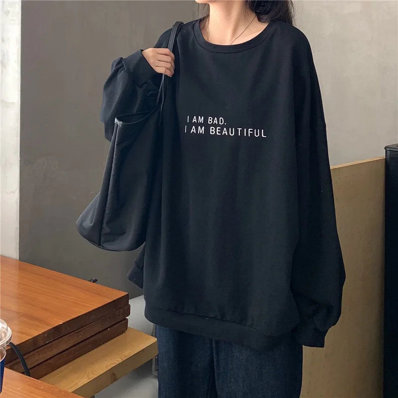 

Japanese ancient sweatshirt women spring and autumn loose Korean INS lazy wind BF thin ultra fire CEC salt coat