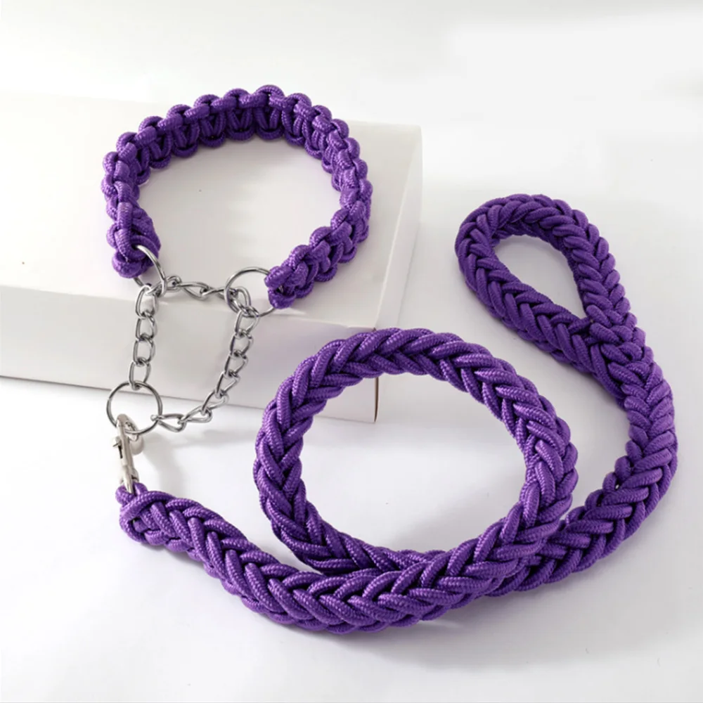 

1PCS Separable High-quality Nylon Dog Leash Suitable For Large Dogs With Collar Leashes Go Out To Protect Dog Safety Products
