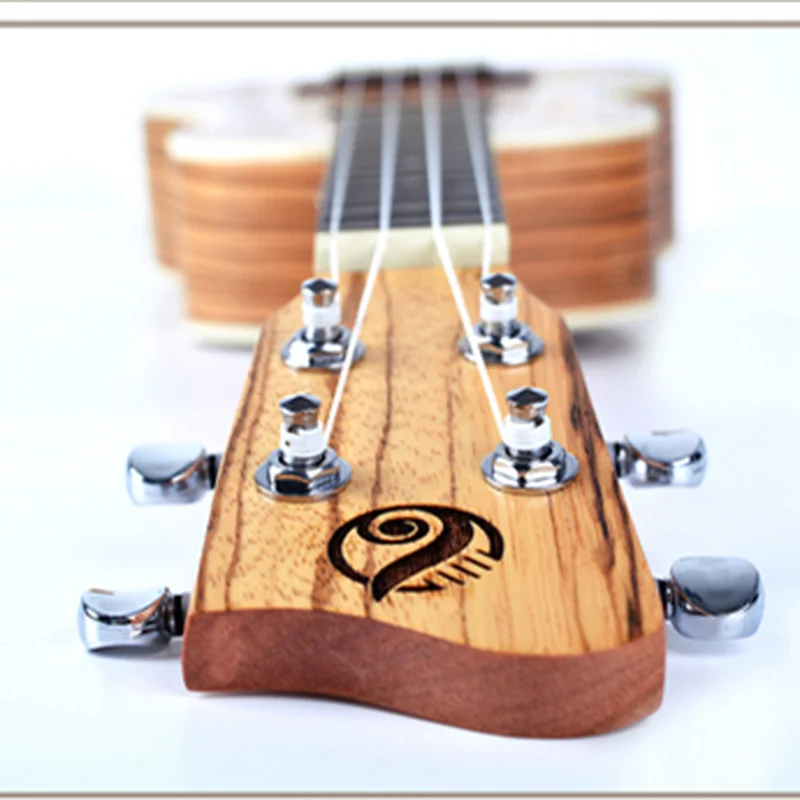 All Zebra Wood Ukulele 21 24 26 Inch Mini Electri Soprano Concert Tenor Acoustic Guitars 4 Strings Ukelele Pickup Travel Guitar | Спорт и