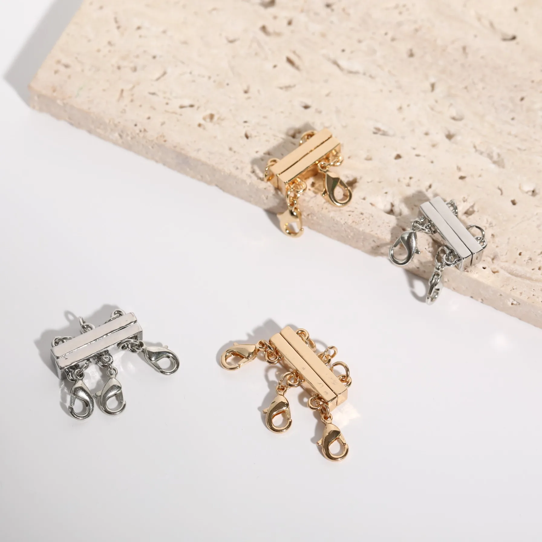 Многослойное ожерелье с застежкой магнитные ювелирные изделия для женщин без