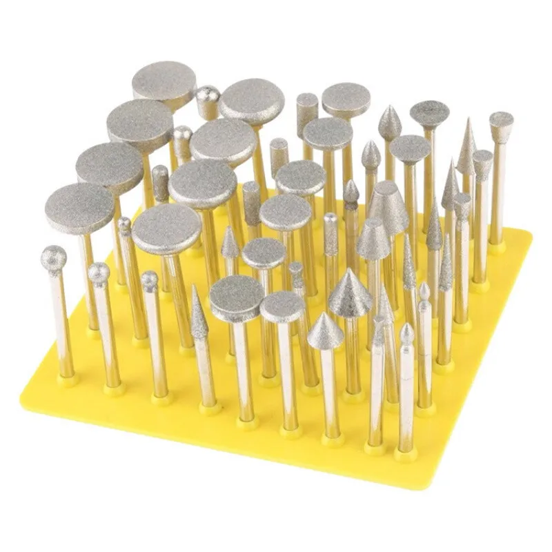 Фото 400# Diamond Grinding Bits 50 Pc/Set Electroplated Abrasive Head Coated Abrasives Bur Dremel Rotary Tools Инструменты 400# Diamond Grinding Bits 50 Pc/Set Electroplated Abrasive Head Coated Abrasives Bur Dremel Rotary Tools Инструменты