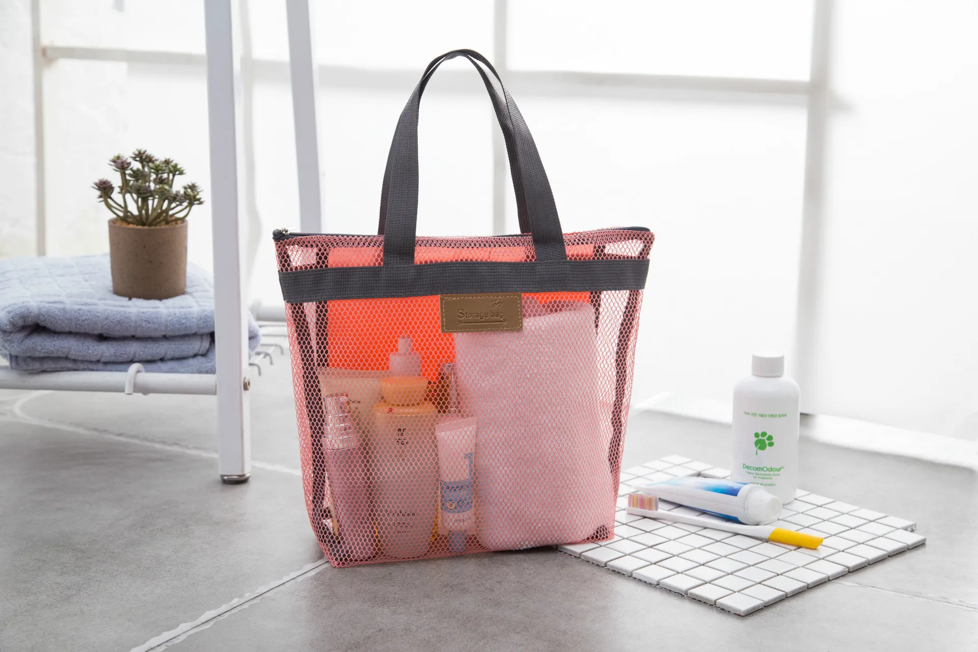 Портативная дорожная моющаяся сумка для банных принадлежностей банный мешок