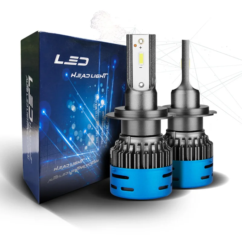 Lmusonu Хорошее качество 12V 50W K3 Автомобильные светодиодные фары для авто 6000 К 8000LM H1 H3 H4 H7 H8 H11 HB3 HB4 HIR2