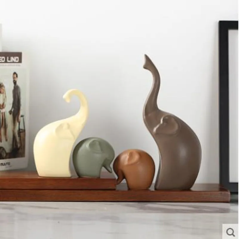 

Creative Nordic home decorations, elephant giraffe crafts small ornaments, wedding decoration small gifts