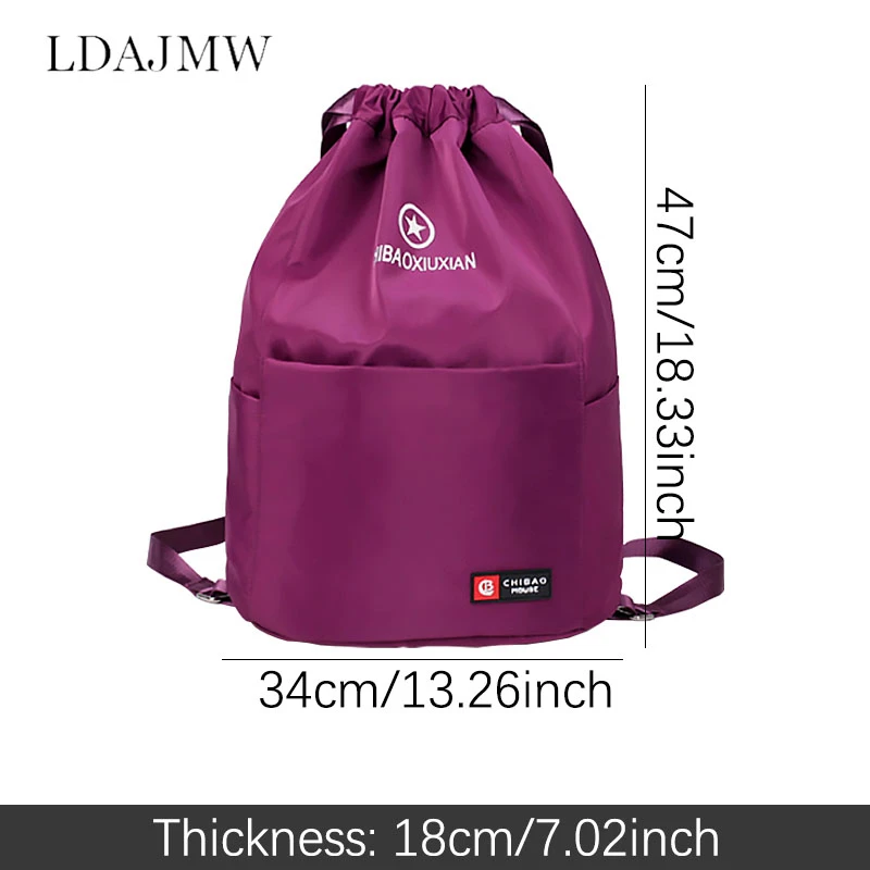 Спортивный водонепроницаемый рюкзак на шнурке вместительная пляжная сумка для