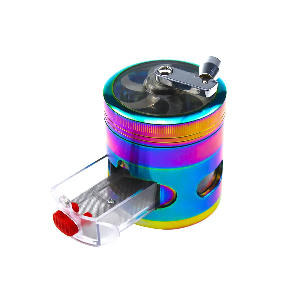 

Tobacco Grinders 4-layer Herb Alloy weed Grinder Smoke Grinders Metal Mini Tobacco Crusher & Tobacco Herb Spice