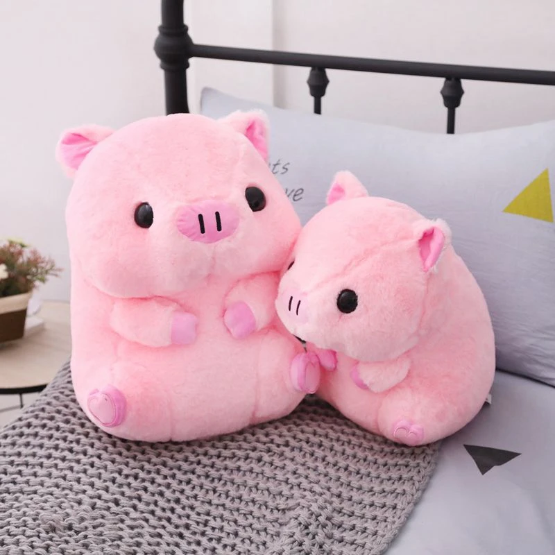 40 см мягкая свинья большая кукла толстая круглая плюшевая игрушка мягкие