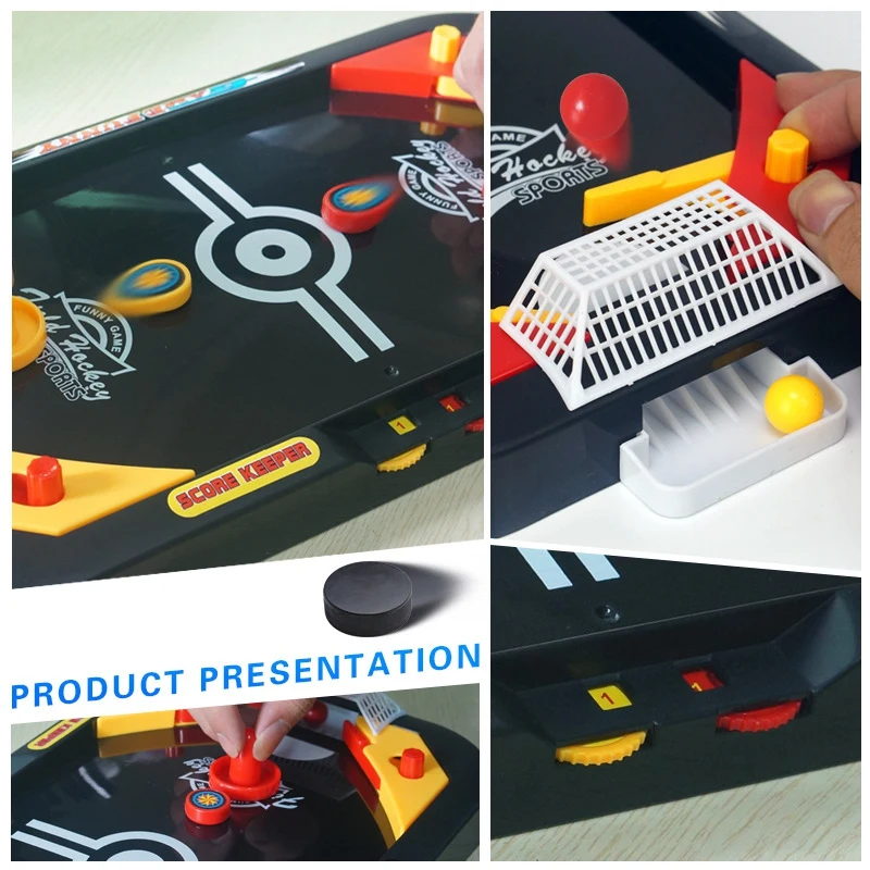 

Table Football Ice Hockey Toy Set Board Table Soccer Parts Home Party Kids Boys Parent Child Interaction Battle Game