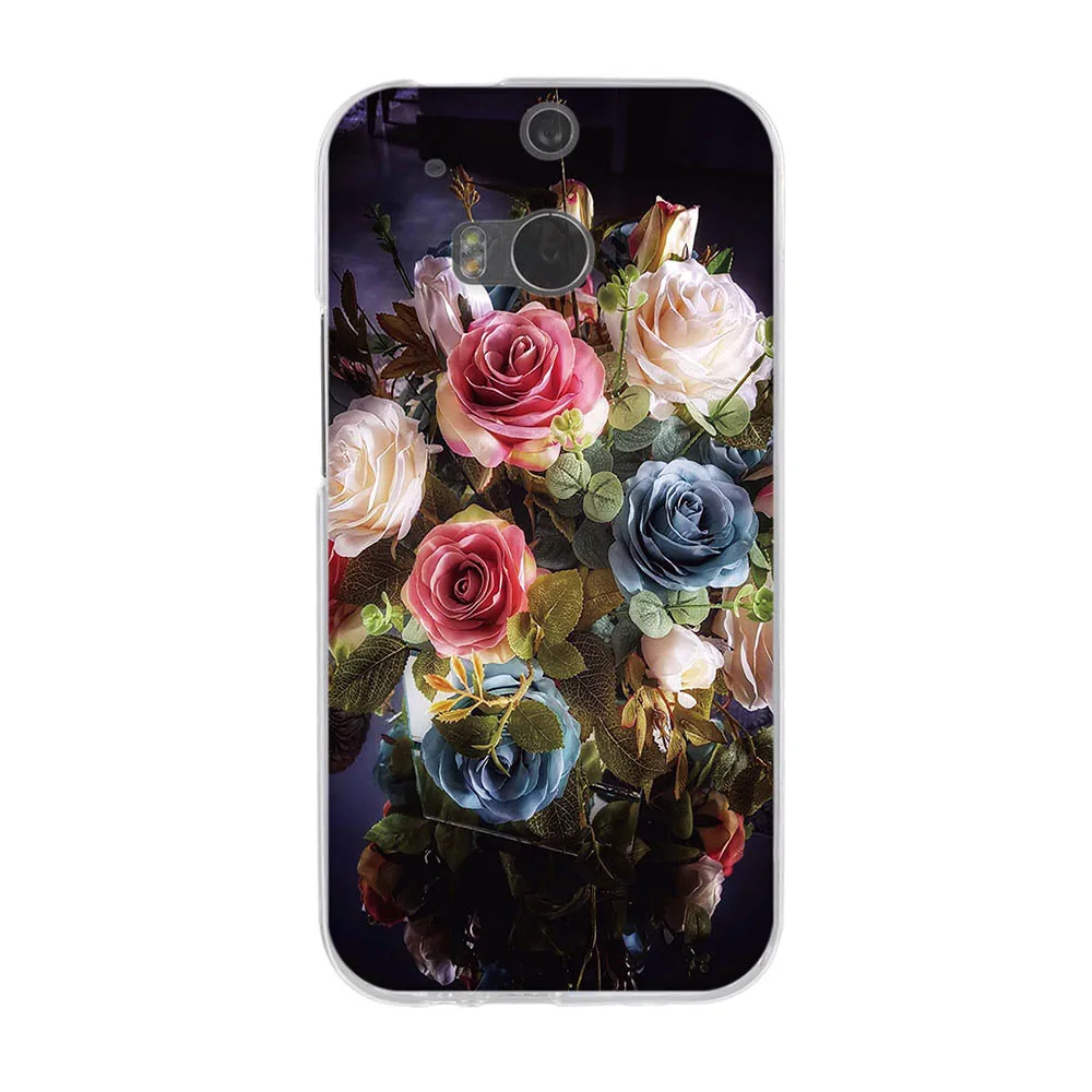 32 Чехол для htc One M8 M8s, чехол, мягкий чехол из ТПУ с узором для htc One M8 M8s, силиконовый чехол для htc One M8, защитные оболочки - Цвет: 32