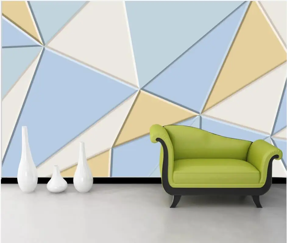 

Скандинавская личность AINYOOUSEM, 3D твердый геометрический фон, Настенная бумага, обои, 3d обои, наклейки