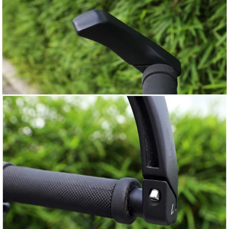 

A pair Mountain Bike small Auxiliary Handle Black Aluminum alloy Bicycle handlebar