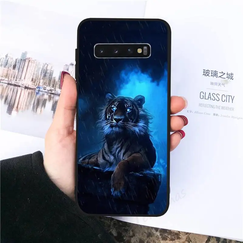 

Ferocious tiger fashion cool Phone Case For Samsung galaxy S 8 9 10 20 21 30 A 30 50 51 70 note 10 plus Ultra 5g