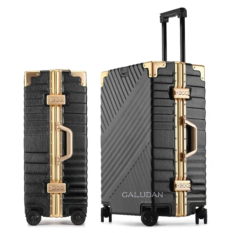 20&quot24&quot26&quot29&quot inch aluminum frame suitcase box strong business trolley luggage bag on wheels | Багаж и сумки