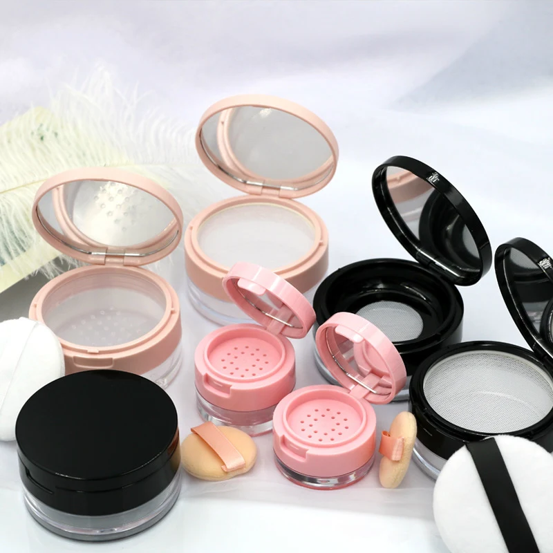 1 шт. новая свободная банка для порошка с ситом Косметический Пластиковый Чехол