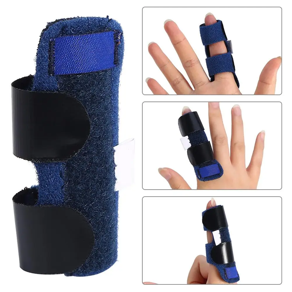 

Adjustable Finger Splint Support Brace Fixed Protective Sleeve Fracture Tendon Injury Pain Relief Trigger Finger Correct Support