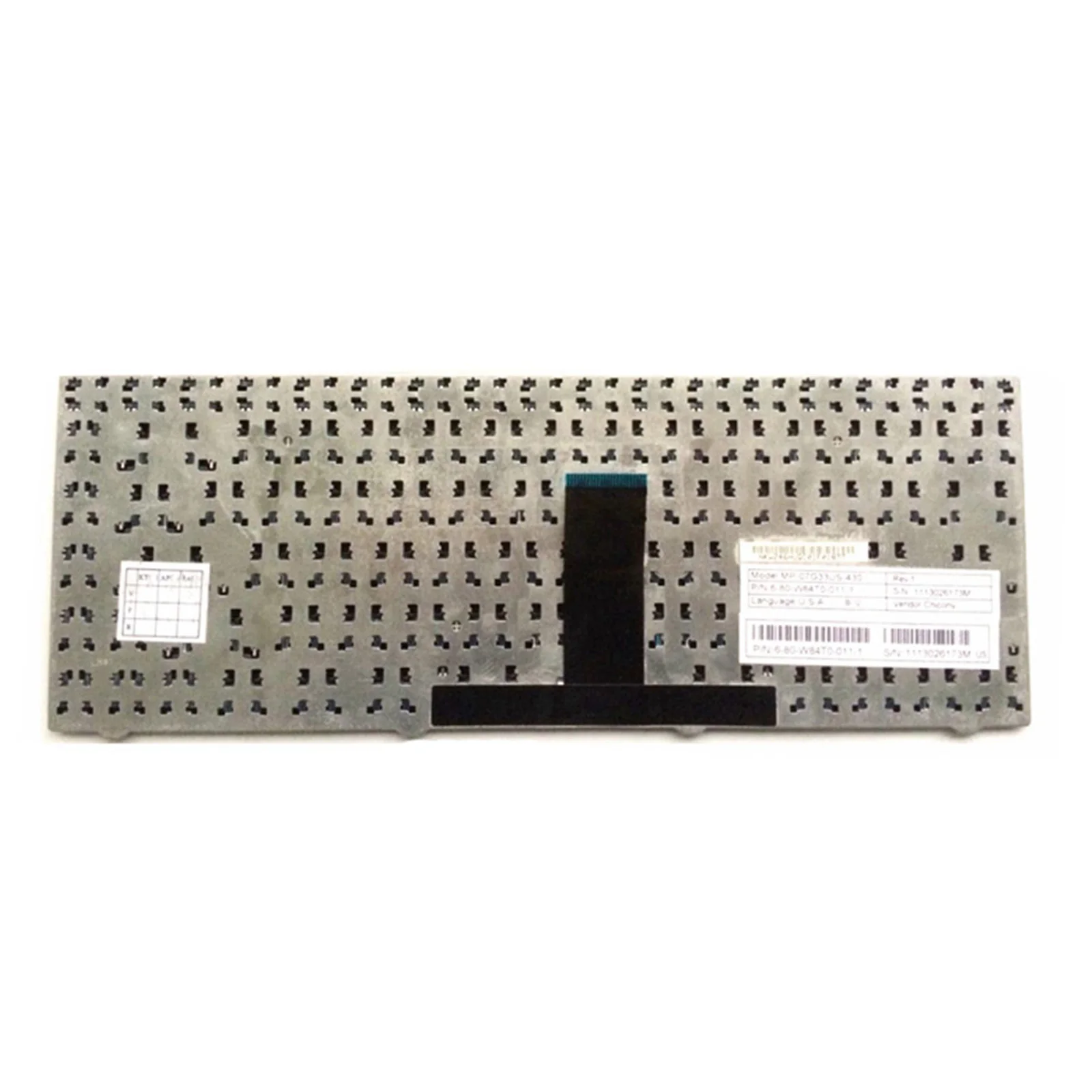 

US English Keyboard For Clevo W84 W84T Series Teclado MP-07G33US-430 1pc