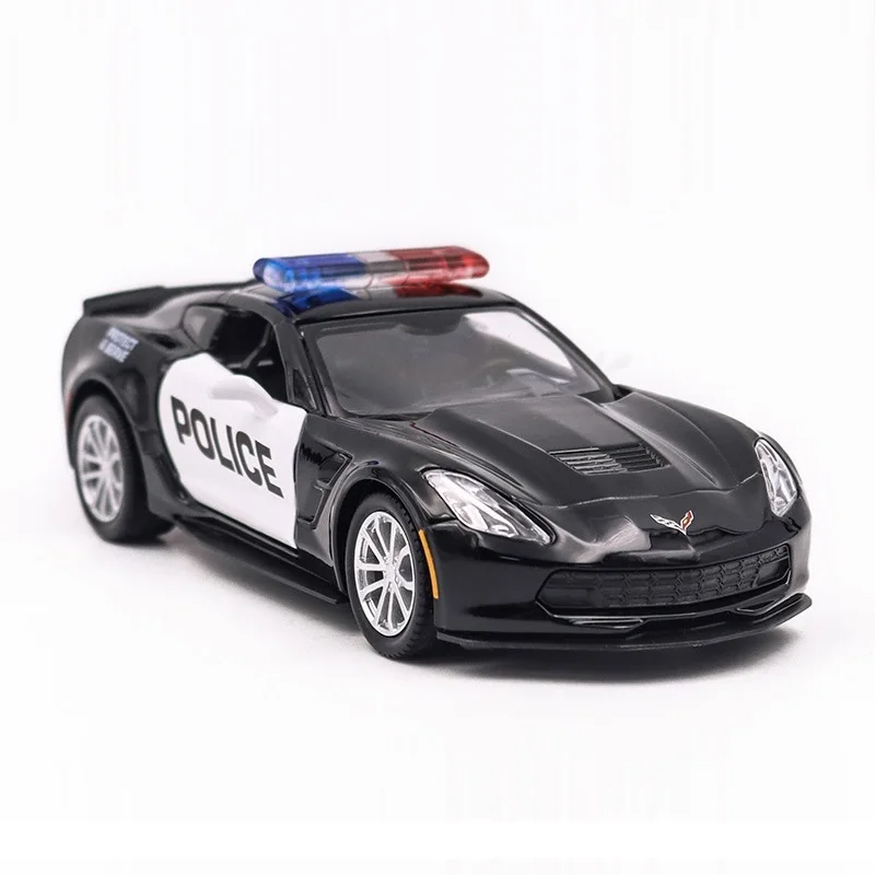 

High Simulation Exquisite Diecasts Toy Vehicles: RMZ city Car Styling Chevrolet Corvette C7 Grand Sport 1:36 Alloy Model Toy