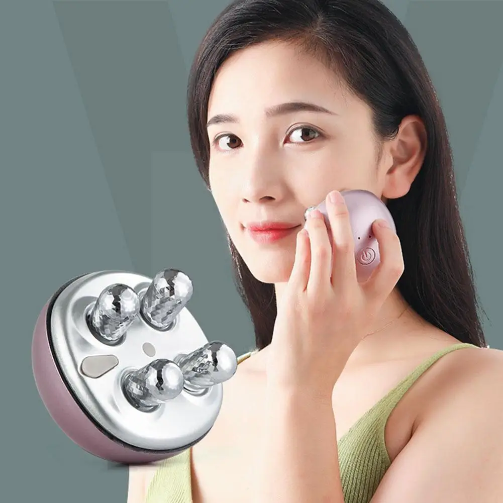 

Роликовый зарядный мобильный массажер Ems, микро-ток, отечность, морщины, фотолифтинг, расслабляющая кожа I2i6