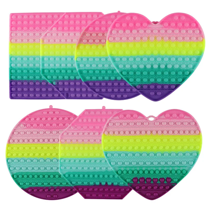 

Giant Pop Its Big Antistress Push Pop Bubble 20-50cm Fidget Toys Popite Luminous Large Simpl Dimmer Figet Toy Kids Tie Dye Game