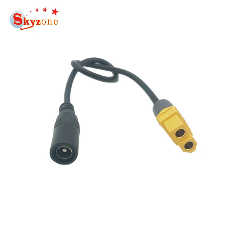 Универсальный XT60 к DC 5,5/2,1 мм Женский адаптер кабель питания для Fatshark Skyzone Aomway очки