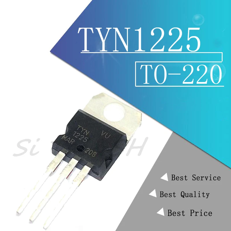 10 шт./лот TYN1225 1225 ТРИАК Тиристор 1200V 25A TO-220 новый оригинальный продукт | Электронные