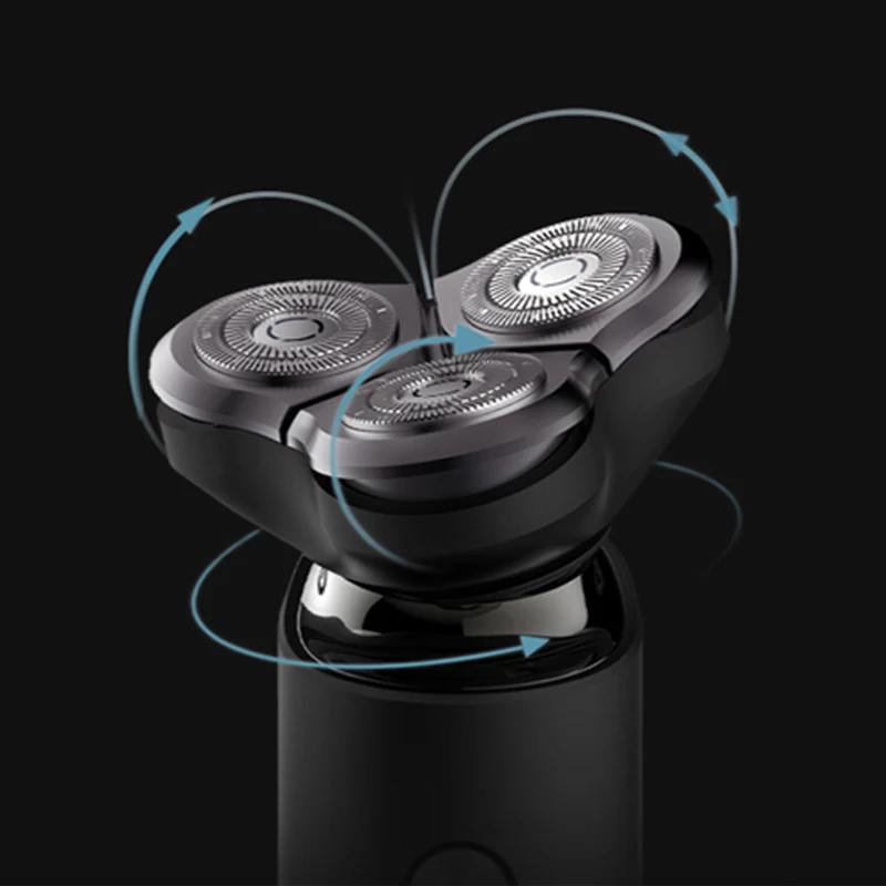 Xiaomi Mijia электробритва для мужчин Тип C перезаряжаемая Гибкая бритва машина для сухого влажного бритья триммер для бороды моющийся одно лезвие