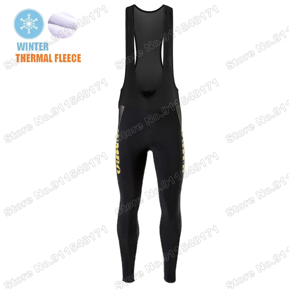 

Jumbo Visma Slovenia Champion 2021 Winter Cycling Jersey Set Clothing Suit Mens Long Sleeve MTB Bike Road Pants Bib Ropa