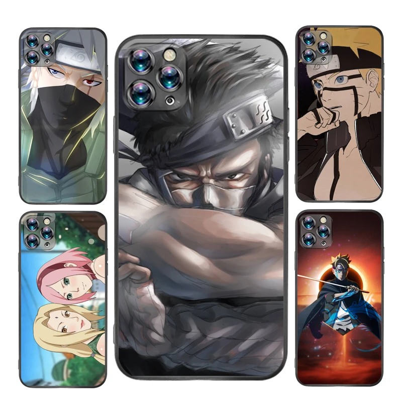 

SasukeLY's NarutoLY's Kakashi Phone Case For iPhone X XS XR MAX Luxury Brand Cellphone Mobilephone Cheap Phone Cove Designer
