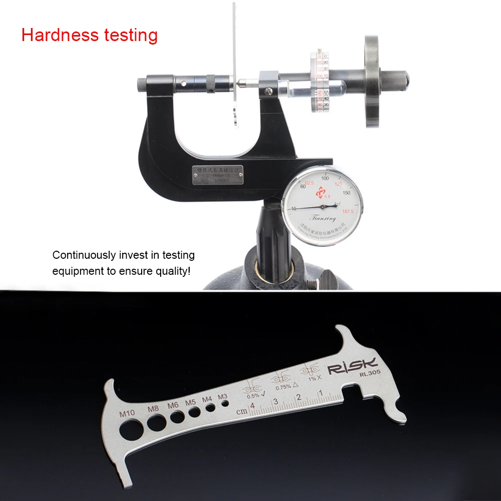 

3-In-1 Bike Chain Checker Stainless Steel Bike Chain Wear Indicator Tool MTB Road Bicycle Measuring Repair Accessories