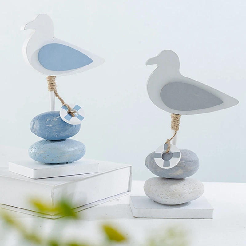 Mediterranean Wooden Bird Nostalgic Decorations Soft for Home Living Room TV Cabinet Decor | Дом и сад