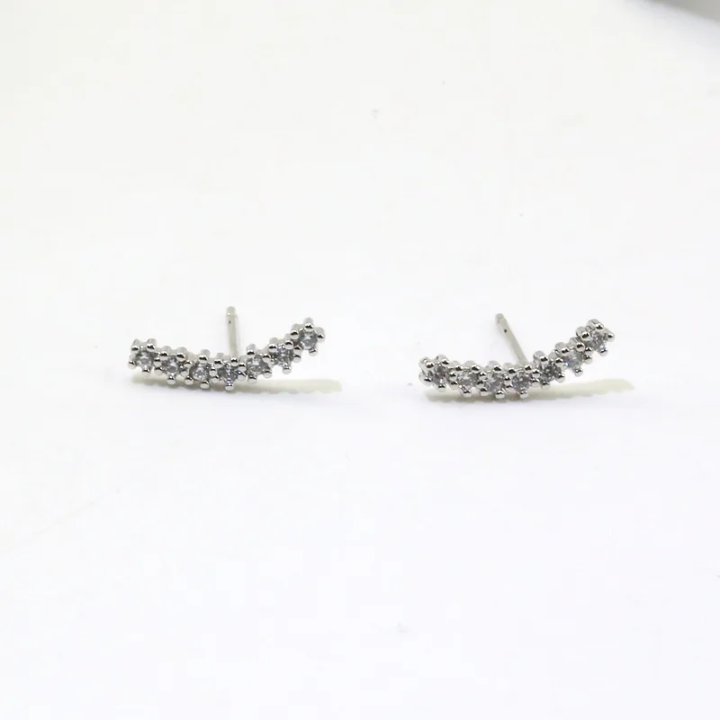 

Fashion Jewelry 925 Sterling Silver Star Stud Earrings For Women Romantic Earring Brincos pendientes eh1288