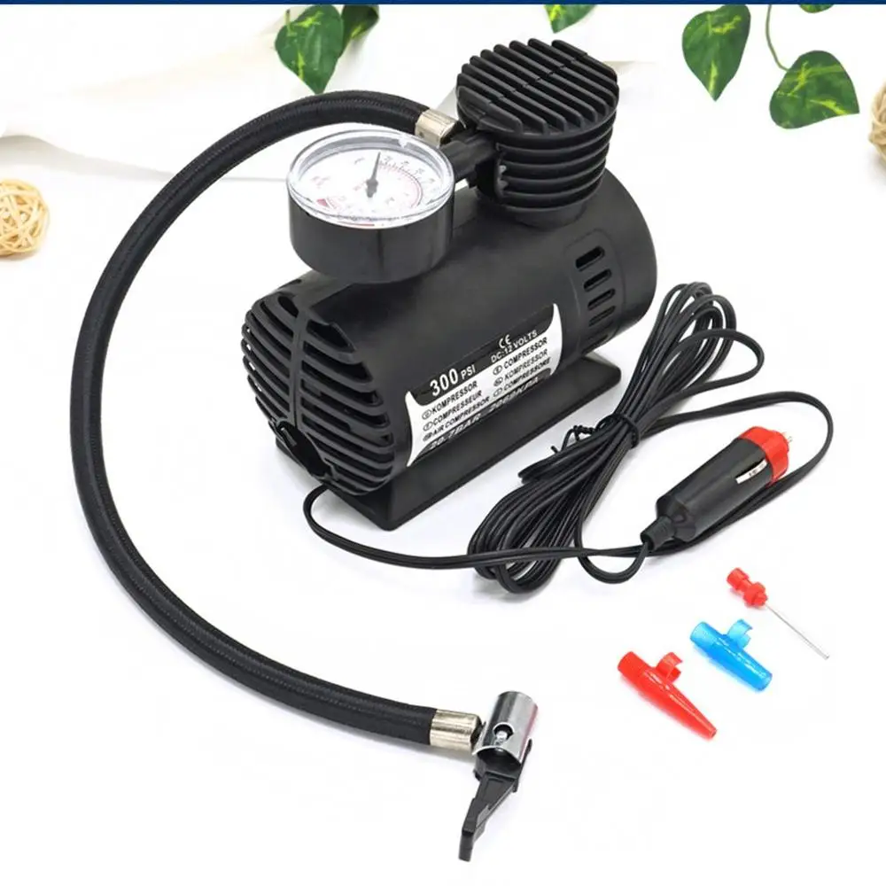 

Mini Air Compressor Electric Pump ABS Automotive Durable Vehicle Air Pump 300 PSI Tire Inflator Pump DC 12V Car Parts
