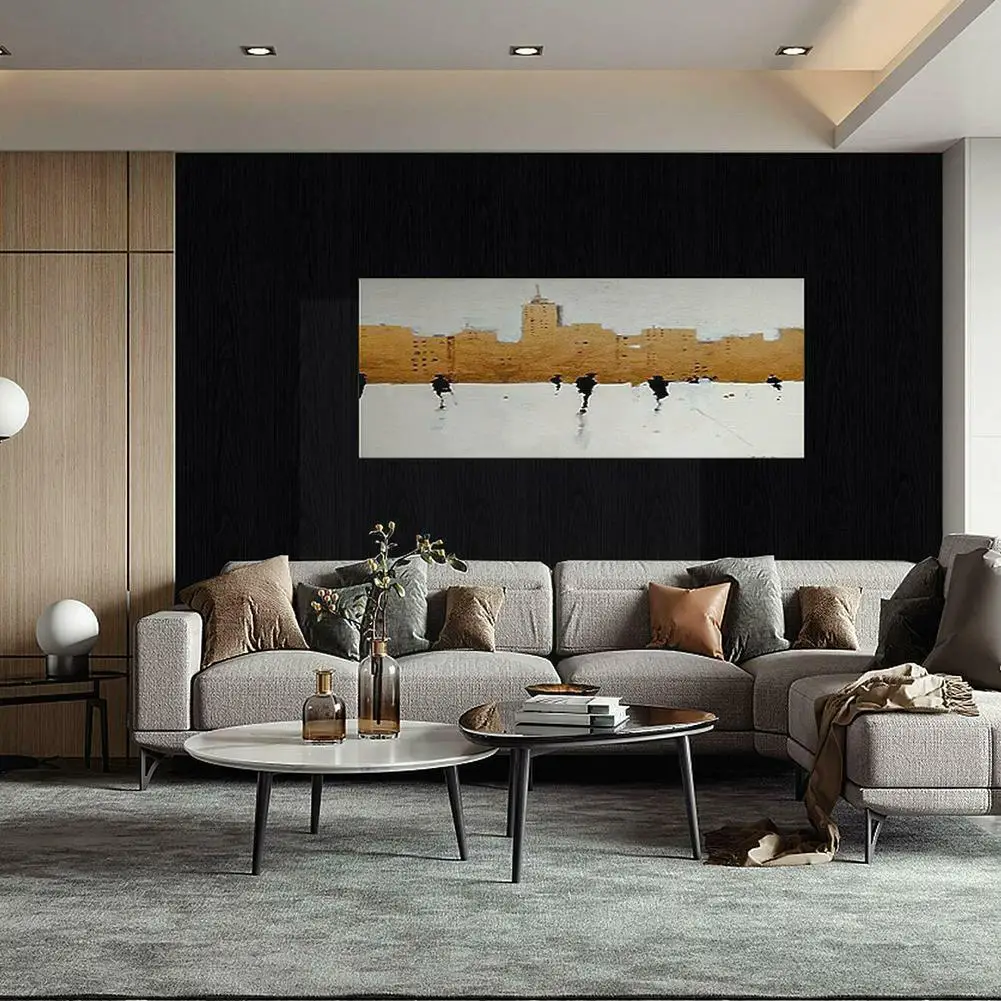 

45 * 200cm Black Wood Grain Thickening Wallpaper Film Wallpaper Cupboard Stick Kitchen Self Vinyl Furniture Kitchen Adhesiv U0k4