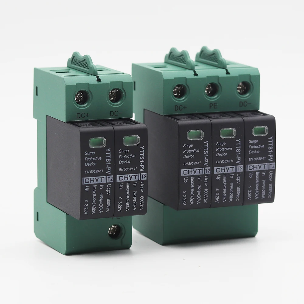 Защитное устройство для защиты от скачков напряжения DC SPD 3P 1000 в 1500 В 20 ка ~ 40 кА на