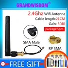 Антенна wi-fi 3dbi SMA Maleantene iot, 2,4 ГГц, 2p, 5 шт.