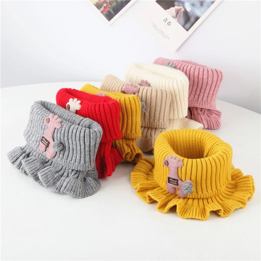 Милые зимние шапки для детей мальчиков и девочек теплая вязаная детская шапка