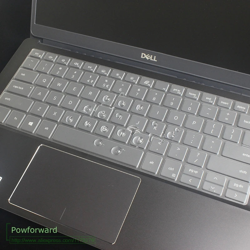 Прозрачный чехол из ТПУ для клавиатуры ноутбука защитный Dell Inspiron 13 3 5000 Vostro 5390 7306