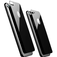 9h 2 5d rear back tempered glass screen protector for iphone 7 8 plus 8plus x xs xr 11 pro max full cover black white
