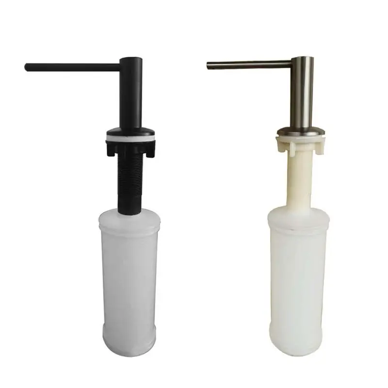 

Диспенсер для жидкого мыла с нажимом, держатель моющего средства для домашней кухонной раковины, принадлежности из нержавеющей стали 304