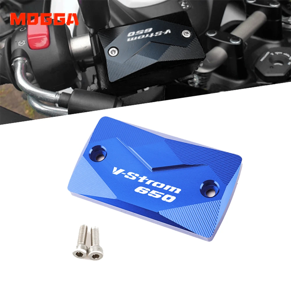 

For Suzuki V-STROM 650 /XT DL650 Vstrom650 V Strom DL 650 650XT 2004-2021 Motorcycle CNC Front Brake Fluid Reservoir Cover Cap