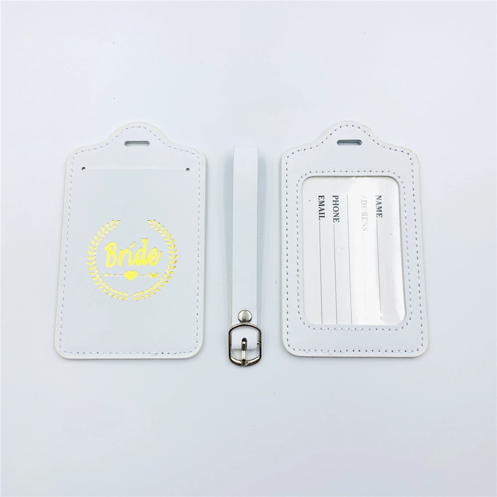 Свадебные украшения мягкие тапочки для невесты кожаная ручная бирка багажа