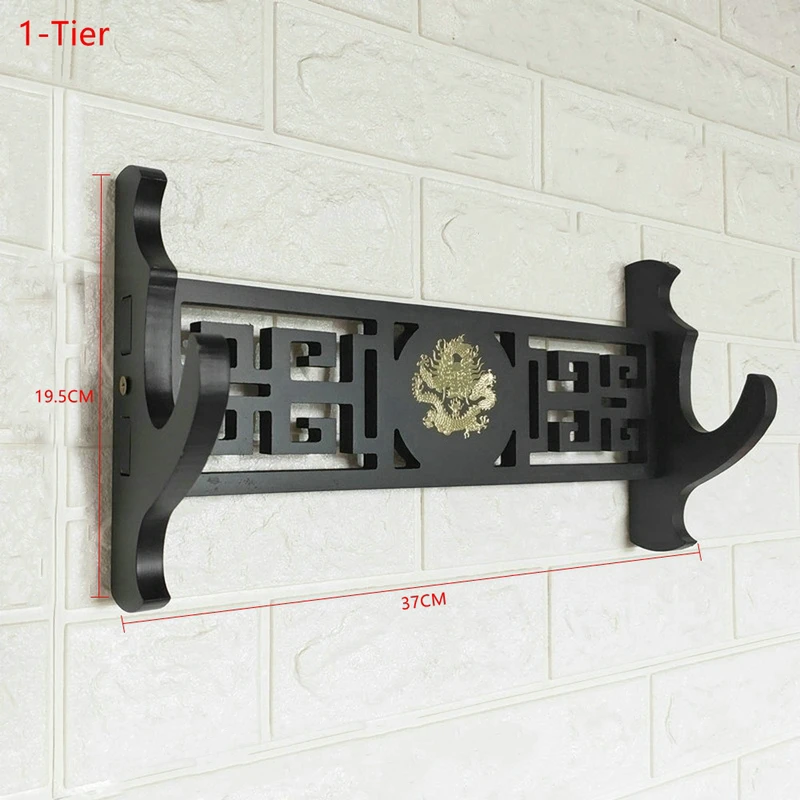 Держатель самурайского меча из пластика, узор дракона