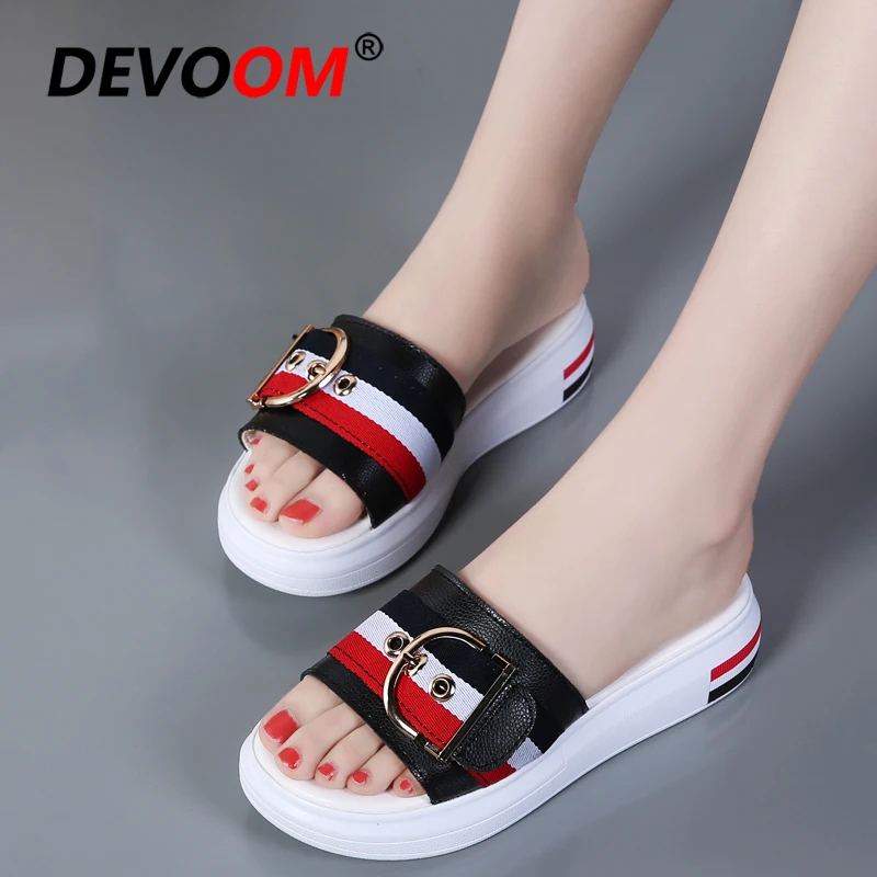 Летние женские сандалии Коллекция 2020 года Модные шлепанцы Женская пляжная