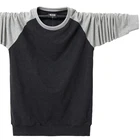 Женская футболка с длинным рукавом и круглым вырезом, размеры до 5XL